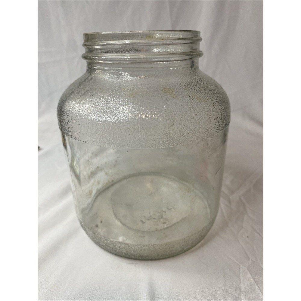 Vintage Duraglass Textured Glass Jar
